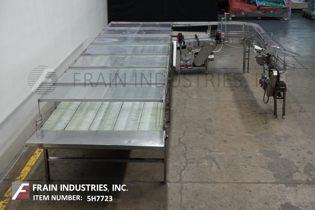 Arrowhead, 60" wide x 228" L, offline tabletop bulk to single lane unscrambler conveyor, 12" wide x 102" long - Image 4