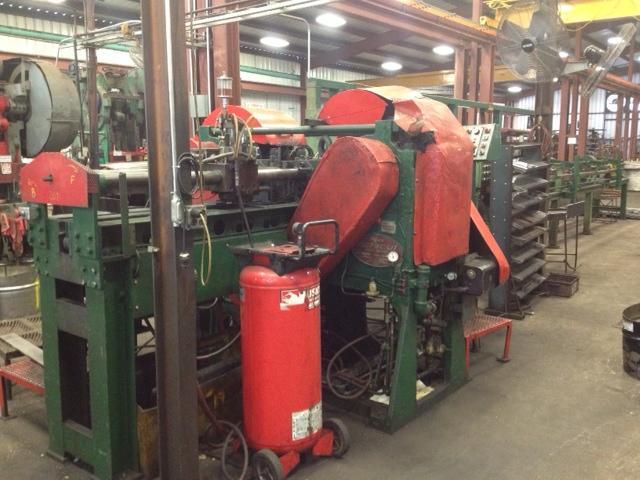 Ajax Instacut #175, bar cut-off, 1-3/4" bar diameter, 48" max cut length, vari-speed pinch rolls - Image 1