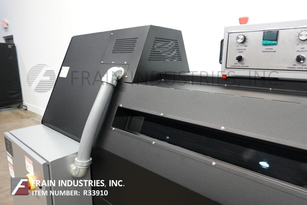 Arpac #XT18, convection shrink tunnel, illuminated shrink chamber & viewing window and blowers, swivel - Image 2