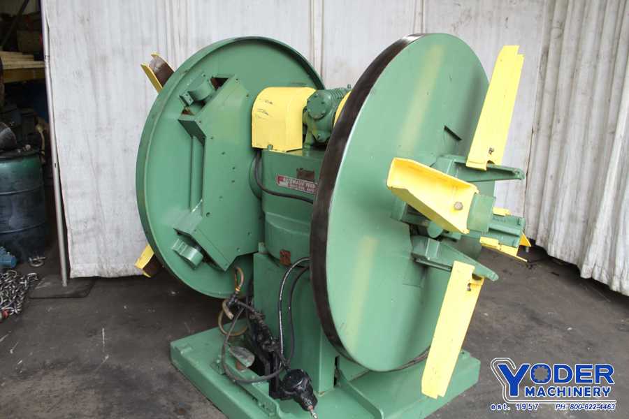 4000 lb. Automatic Feed double end coil reel #48, 12" width, 60" outside dimensions, 15"-20" ID, #72177 - Image 7