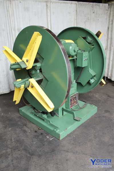 4000 lb. Automatic Feed double end coil reel #48, 12" width, 60" outside dimensions, 15"-20" ID, #72177 - Image 8