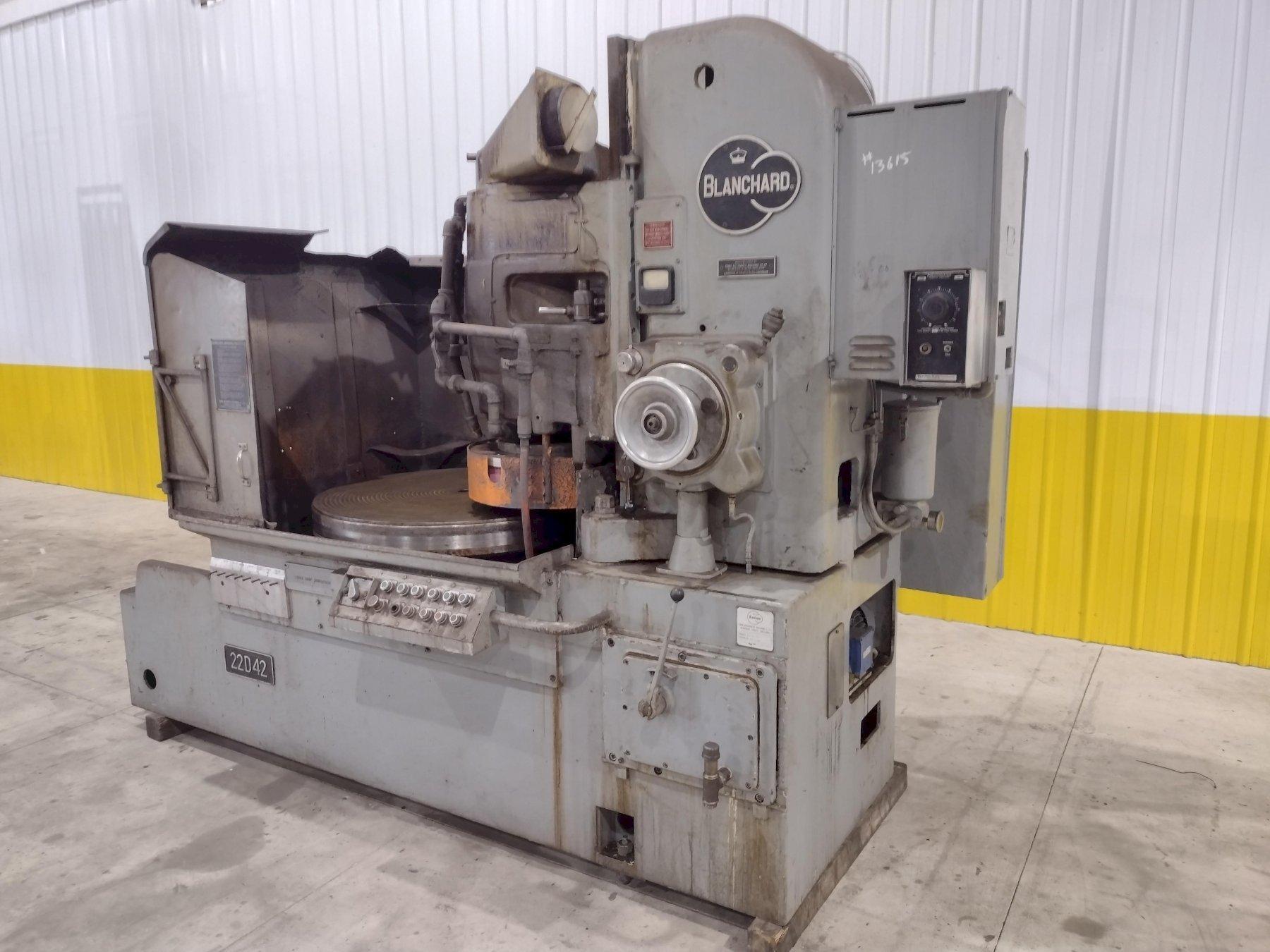 Blanchard #22D-42, 42" chuck, rotary surface grinder, #13615 - Image 4