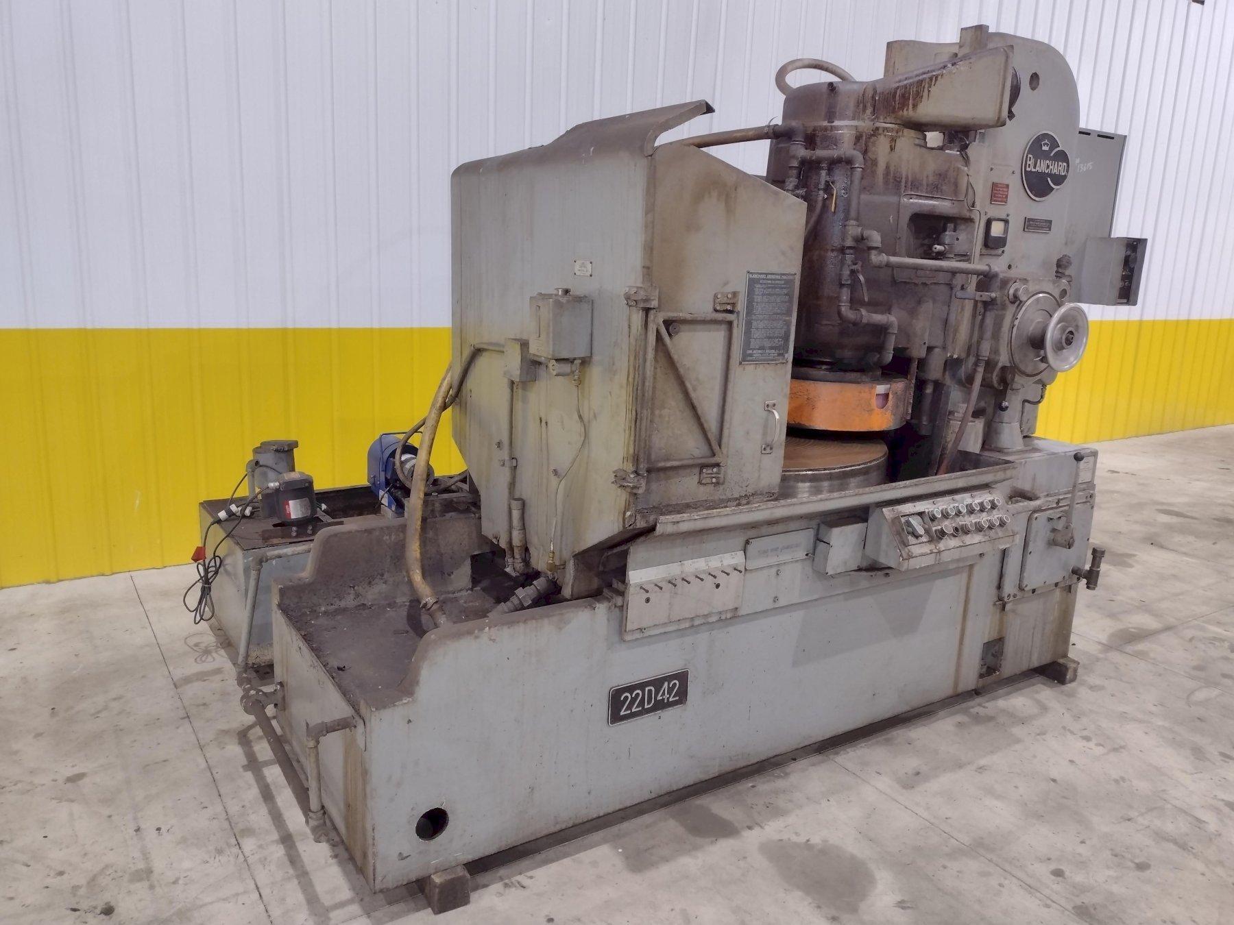 Blanchard #22D-42, 42" chuck, rotary surface grinder, #13615 - Image 6