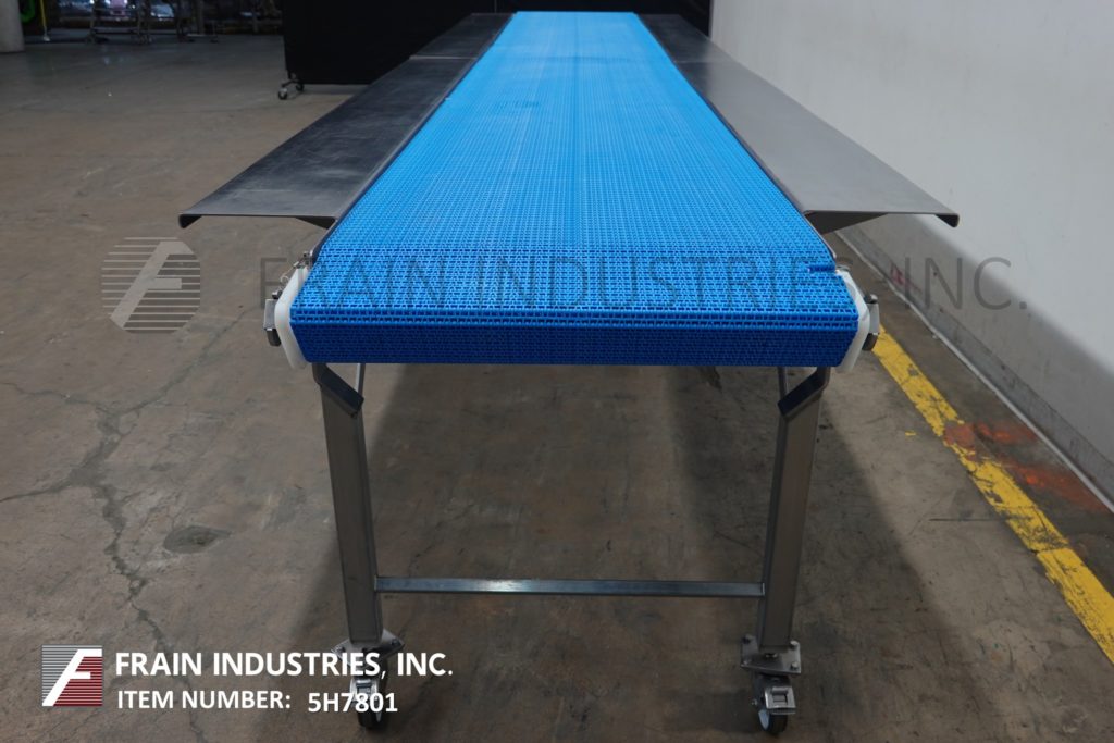 26" wide x 16' long, Dorner #820-394/A, Stainless Steel belt conveyor, Intralox has an infeed and discharge - Image 2