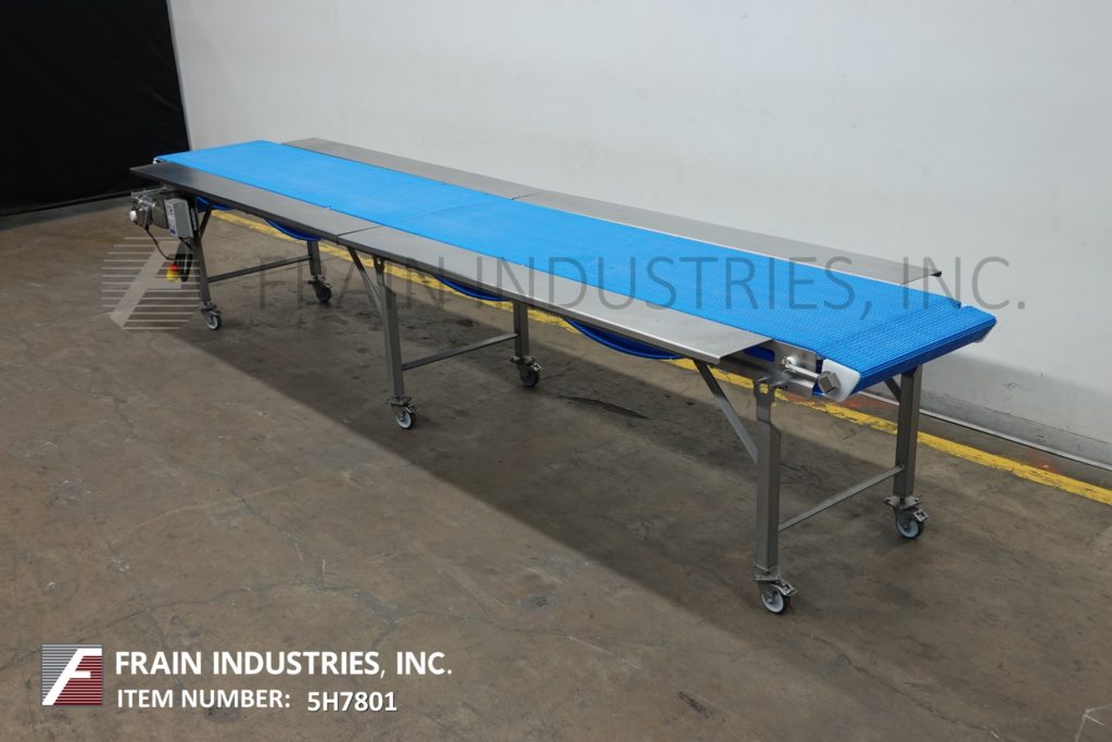 26" wide x 16' long, Dorner #820-394/A, Stainless Steel belt conveyor, Intralox has an infeed and discharge - Image 5