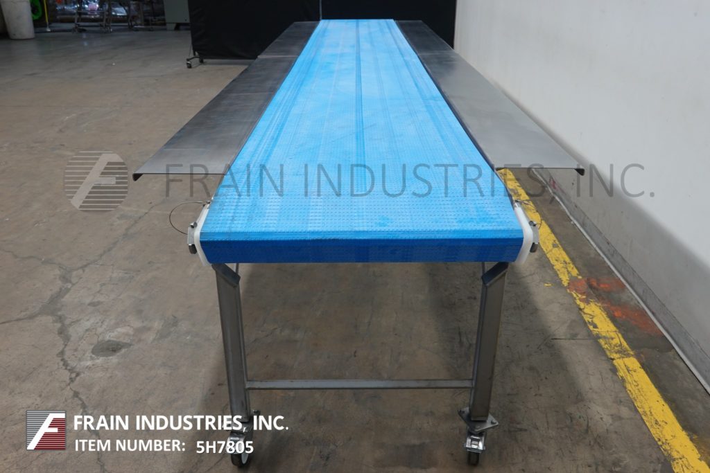 26" wide x 15.1' long, Dorner #820-394/A, Stainless Steel belt conveyor, Intralox has an infeed and discharge - Image 2