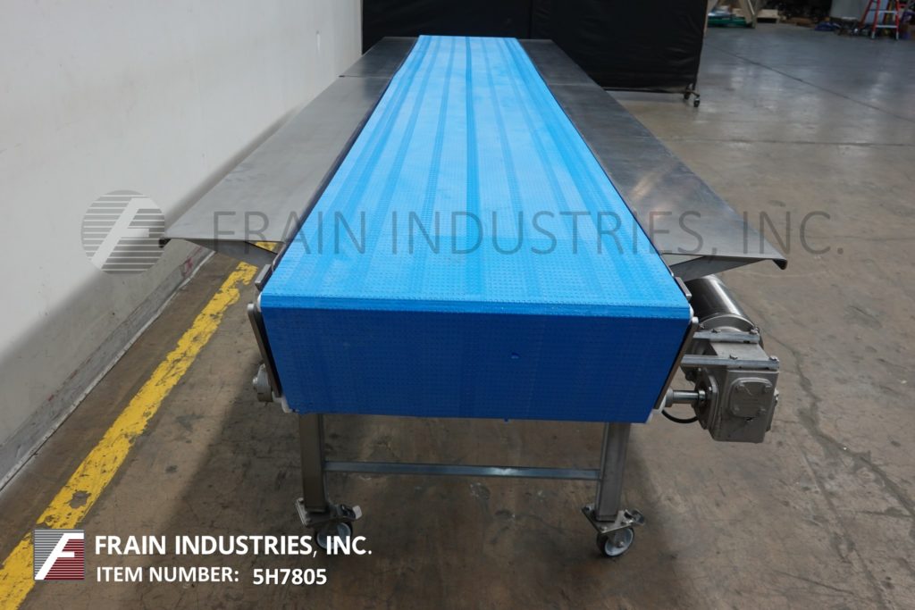 26" wide x 15.1' long, Dorner #820-394/A, Stainless Steel belt conveyor, Intralox has an infeed and discharge - Image 3