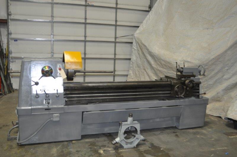 17" x 80" Clausing #7-17-80, engine lathe, 4-jaw 14" chk,tailstock, 9" Steady Rest - Image 1