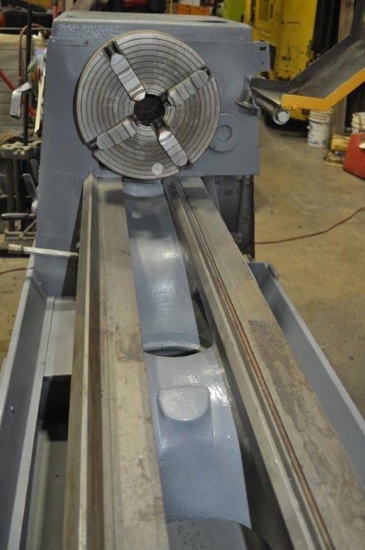 17" x 80" Clausing #7-17-80, engine lathe, 4-jaw 14" chk,tailstock, 9" Steady Rest - Image 4