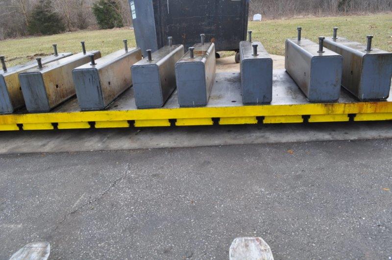 144" L x 43" width x 5-1/2" H, Bolster Plate, T-slotted - Image 3