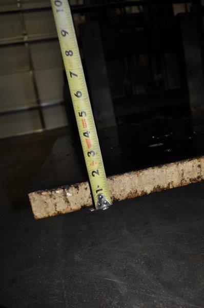 Steel Ram Plate, 60" LR x 36" FB x 1.5"thick - Image 5