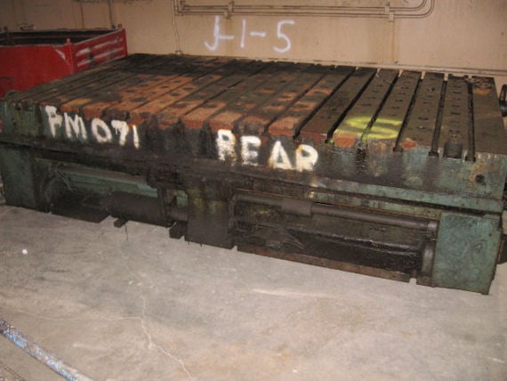 96" L x 60" width x 9.5" H, Bolster Plate, cushion holes - Image 2