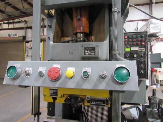 66 Ton, Sutherland #FCP-60OBS, gap frame press, 3.14" stroke, 10.63"Shut Height,air clutch, 1999 - Image 4