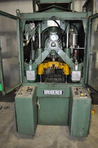 20 Ton, Bruderer #BBU-190/85, high speed press, 4-post, 1.5" stroke, 11" Shut Height, 1983 - Image 1