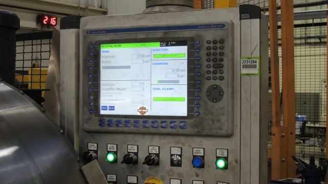 200 Ton, Hydraulico, hydraulic press, 24.5" stroke, 51.1" daylight, AB Panleview 1250 Control, 1999 - Image 5