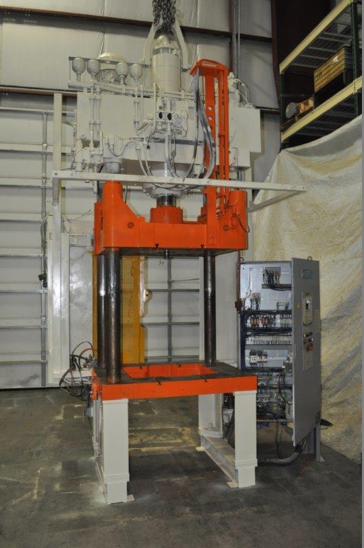 73 Ton, Reis #SPP-10-65DII, hydraulic press, 24" stroke, 48" daylight, Siemens controls, 2006 - Image 1