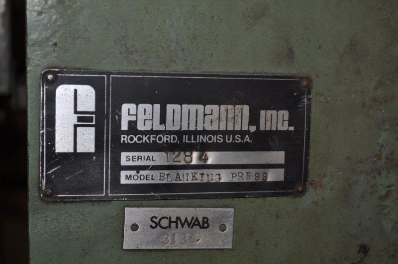 Feldman #Bridge-Press, hydraulic, 4" stroke, 10" daylight, 36" x24" bed, 36" x24" ram, 15 HP - Image 5