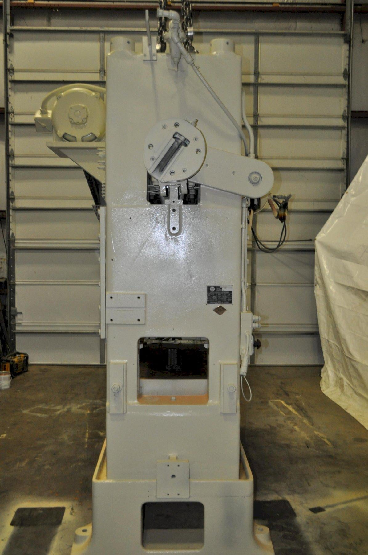 100 Ton, Minster #P2-100, straight side double crank press, 1.5" stroke, 18" Shut Height,air clutch & brake - Image 4