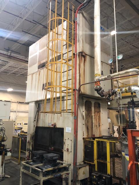 330 Ton, Aida #PMX-L2-300(1), straight side double crank Link Drive press, 5.9" stroke, 18.5" Shut Height,air - Image 3