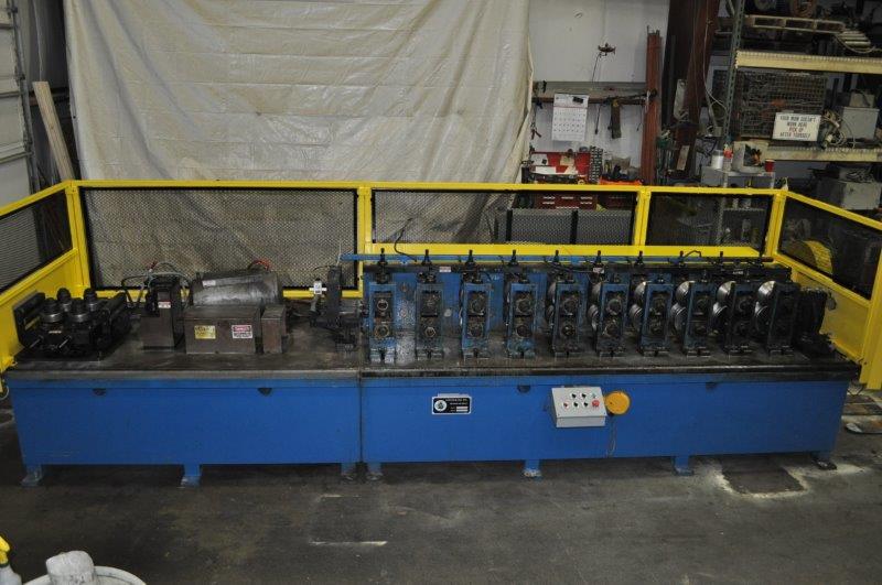 10 Stand, Contour #2000-SU-10-12, 2" shaft diameter, 12" roll space, coolant, 20 HP - Image 1