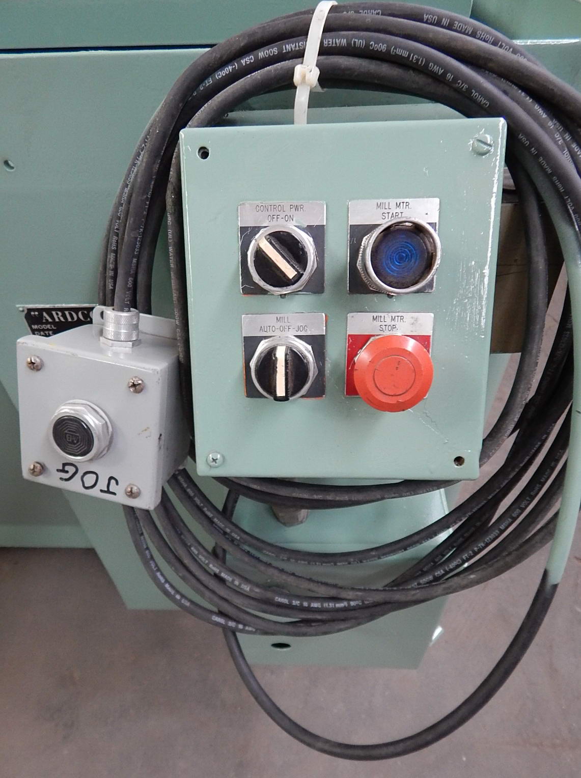 16 Stand, Ardcor, rollformer, 2" spindle diameter, 20" roll space, air clutch & brake, 20 HP, 1980 - Image 3