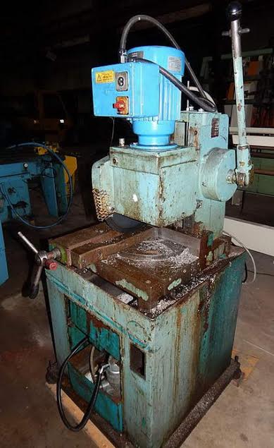 Eisele #VMS111-8350, cold mitre saw, manual hand feed/clamping, coolant pump - Image 1