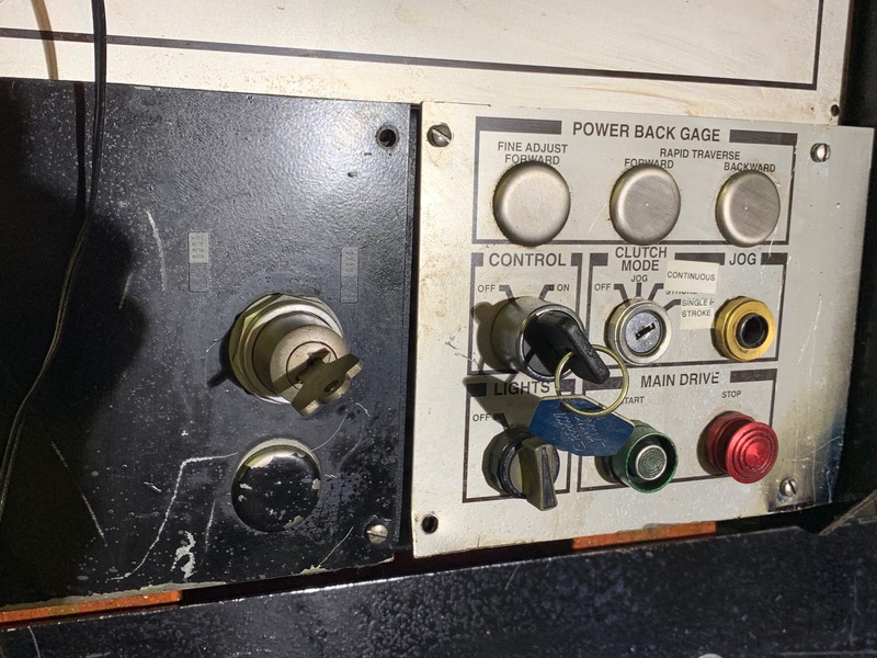 1/4" x 8' Cincinnati #1808G, mechanical shear, 36" powered Back Gauge, 60 SPM, 2002 - Image 5