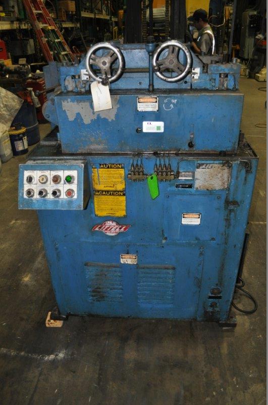 12" x .035" Littell #212-17, flat & shape straightener, 17-rolls,Lincoln lube system,variable speed - Image 3