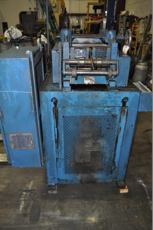 12" x .035" Littell #212-17, flat & shape straightener, 17-rolls,Lincoln lube system,variable speed - Image 4