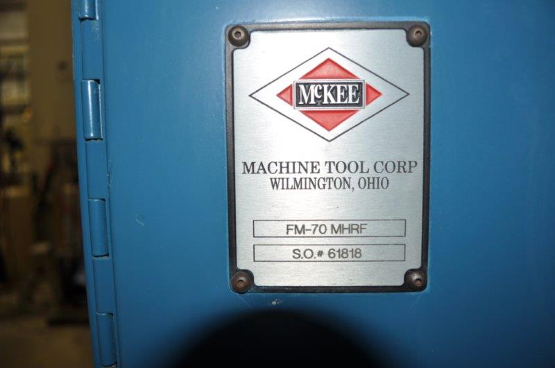 3" McKee #FM-70MHRF, tube endformer, drop in table, AB Panelview 550, 1997 - Image 7