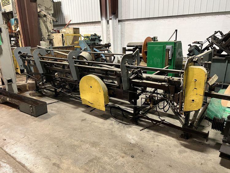 3" Modern #3L. tube cut-off, 2 slides, 65" target stop,double cross slide,roller feed - Image 2