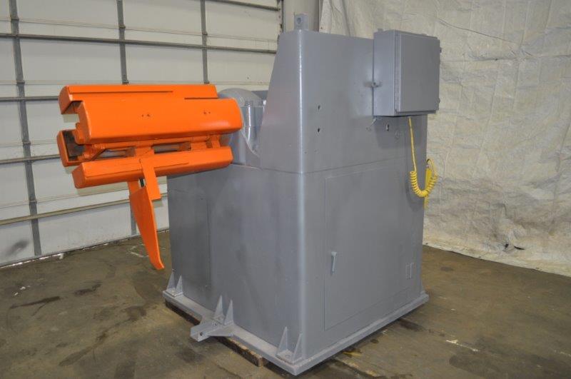 16000 lb. Rowe #16030-DS/J, motorized uncoiler, 37" mandrel, 72" outside dimensions, 17"-21" ID - Image 5