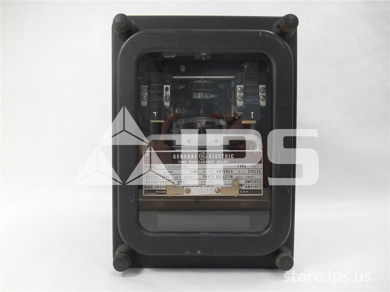 GE Iac Time Over Current Relay Toc 4-8a, Ioc 10-40 Amps - Image 1