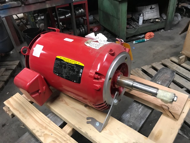 25 HP 3515 RPM Baldor, Frame 256J, ODP, fire pump motor, new surp, 230/460V. - Image 1