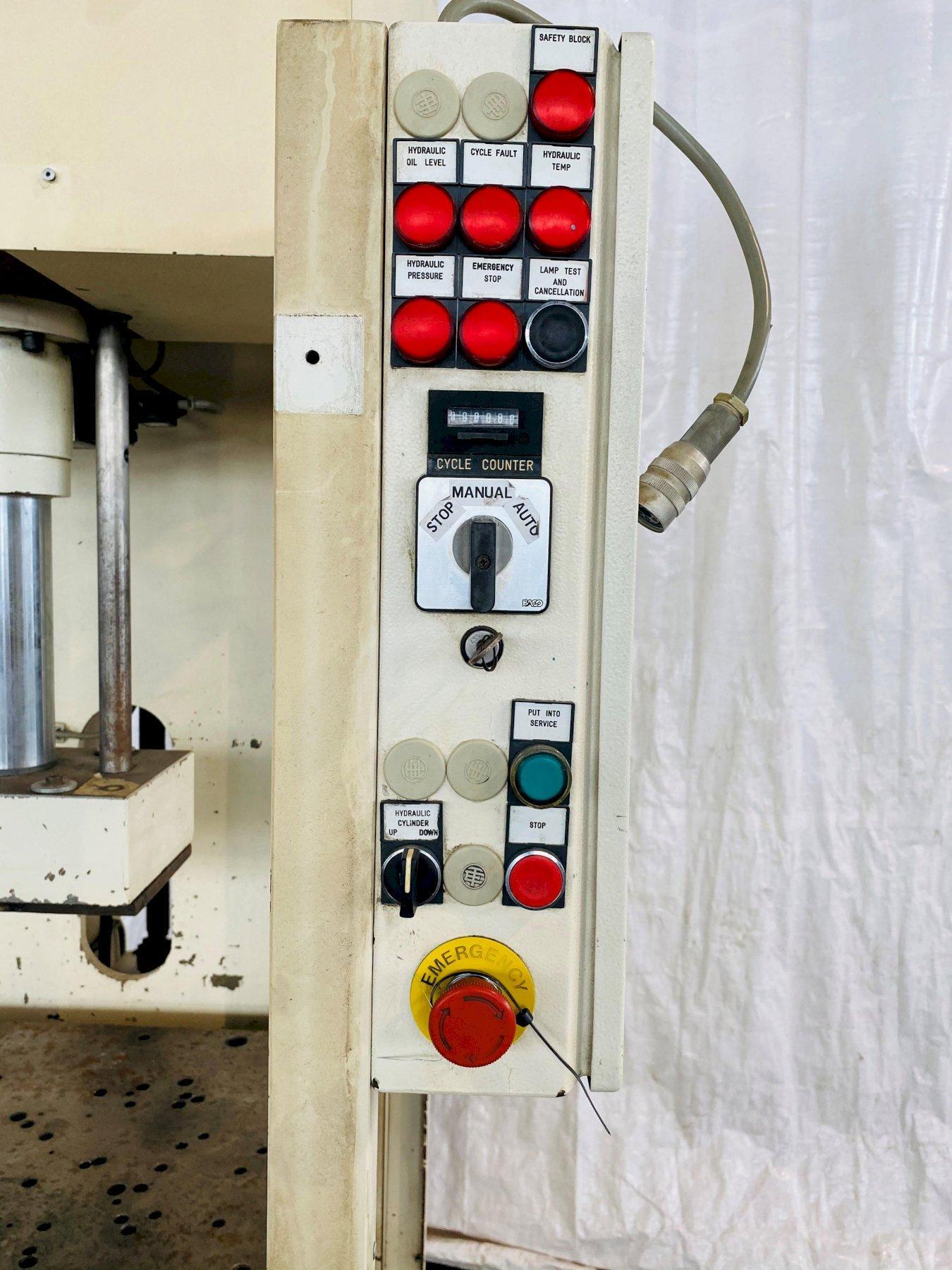 20 Ton, Remiremont #PHC20VAR, C-frame hydraulic press, 18" stroke, 21"/34" daylight, 2000 - Image 6