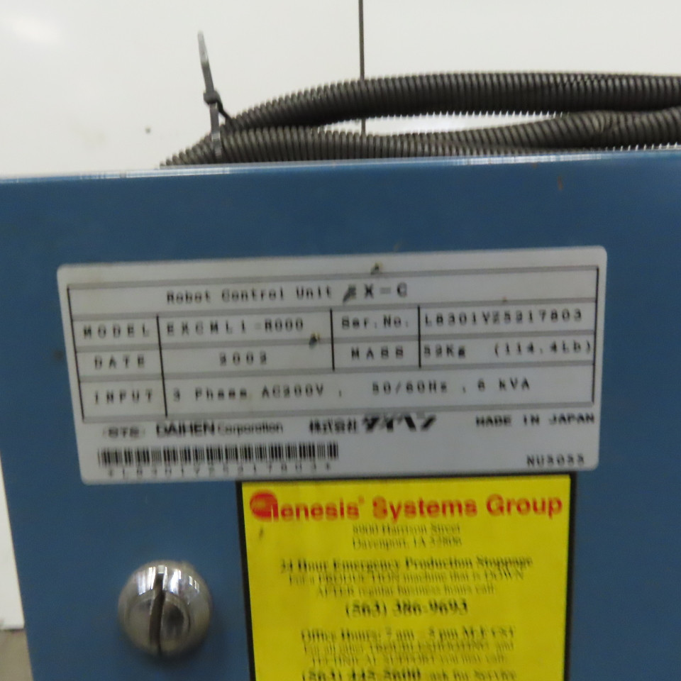 OTC Daihen, Almega EX-V6L, 6-Axis welding robot manipulator control Teach package, 2002 - Image 2