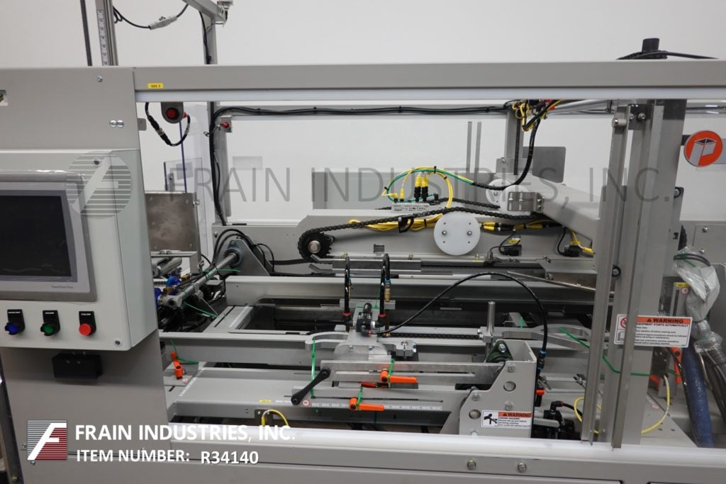 Pearson #CE35-G, automatic, case erector and hot melt glue bottom sealer, 10-35 cases per minute, suction cup - Image 2