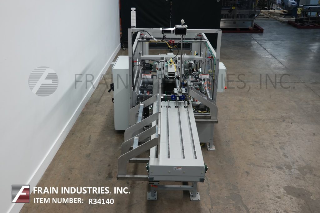 Pearson #CE35-G, automatic, case erector and hot melt glue bottom sealer, 10-35 cases per minute, suction cup - Image 4