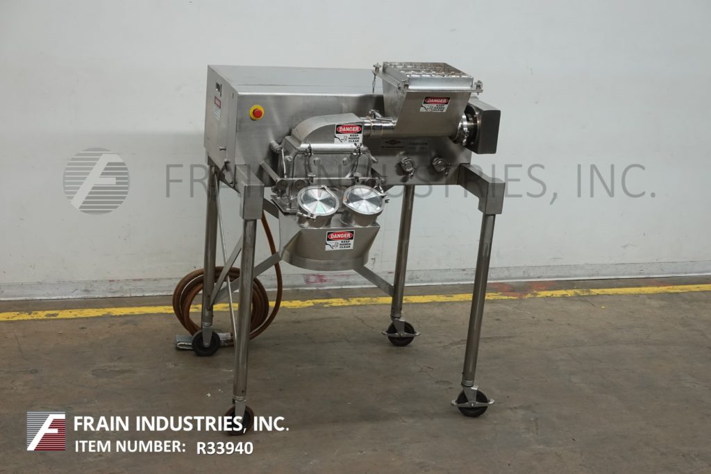 Fitzpatrick #D6A, compact, on-wall design, 316 Stainless Steel construction, hammer mill, with 12" long x 12" - Image 1