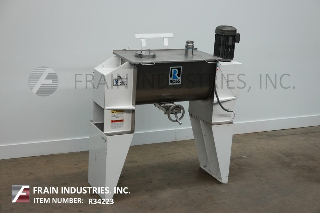 7 cu.ft. Ross #42N-005, double ribbon mixer, 304 Stainless Steel contact parts, 10 HP, flip up cover - Image 5
