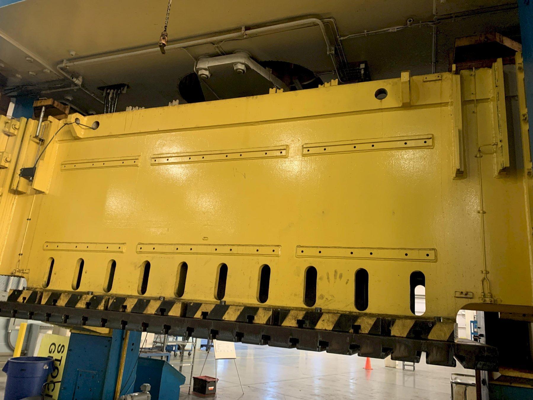 500 Ton, Aida #NST-500, straight side double crank press, 12" stroke, 40" Shut Height, 4" adj., 20-50 VSPM - Image 8