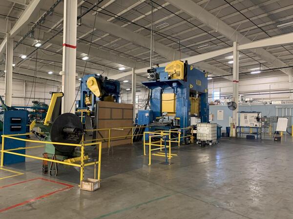 500 Ton, Aida #NST-500, straight side double crank press, 12" stroke, 40" Shut Height, 4" adj., 20-50 VSPM - Image 10
