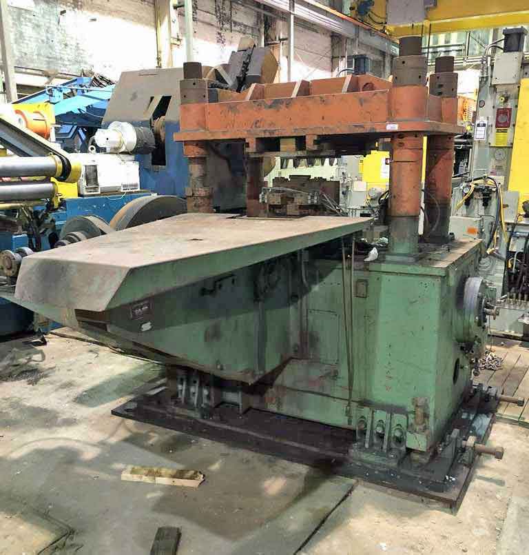 80 Ton, Bradbury #80T, 4-post cutoff press, 42" R-L, 20.5" F-B between posts, 49.5" passline height, 4" - Image 4