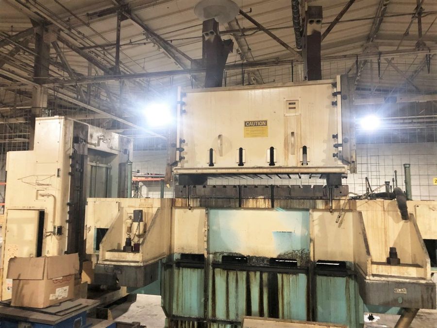 600 Ton, Warco #SC2-600-96, 8" stroke, 96" x 48" bed, 30-60 SPM, excellent bargain, #3479 - Image 6