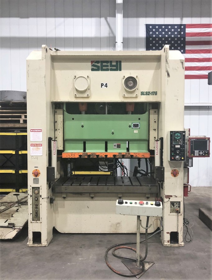 176 Ton, Seyi #SLS2-176, 5" stroke, 72" x 30" bed, 40-90 SPM, 2003, #5569 - Image 1