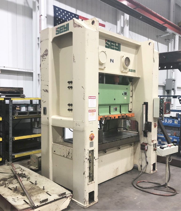 176 Ton, Seyi #SLS2-176, 5" stroke, 72" x 30" bed, 40-90 SPM, 2003, #5569 - Image 3