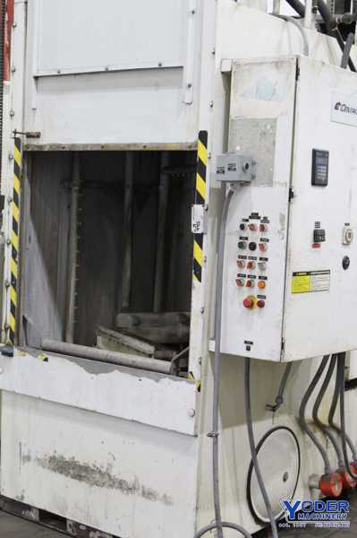 Centri parts washer, 48" x48" x48", heated, skimmer, wash, blower, power door open, #71593 - Image 2