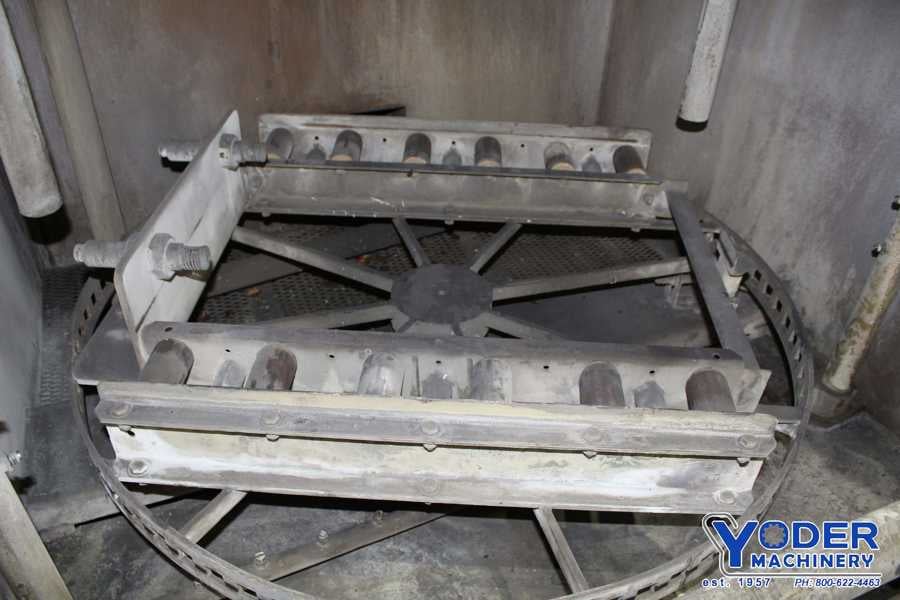 Centri parts washer, 48" x48" x48", heated, skimmer, wash, blower, power door open, #71593 - Image 6