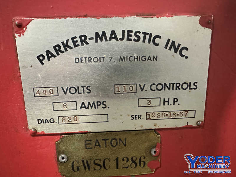 Parker #1, internal ID grinder, 5" x38" table, 12" swing o/table, coolant, #73779 - Image 8