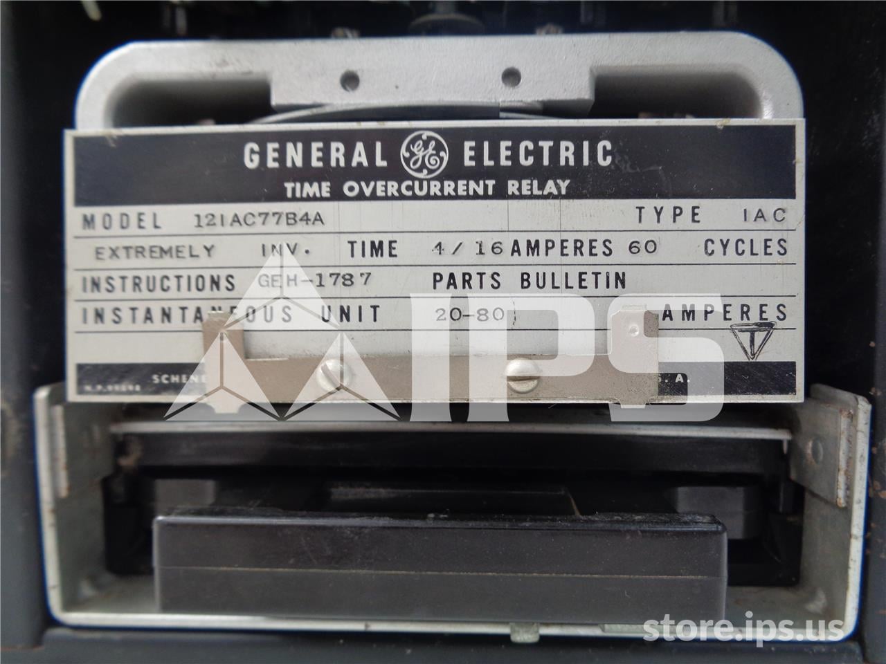 GE Iac Time Over Current Relay Toc 4-16a, Ioc 20-80 Amps - Image 1